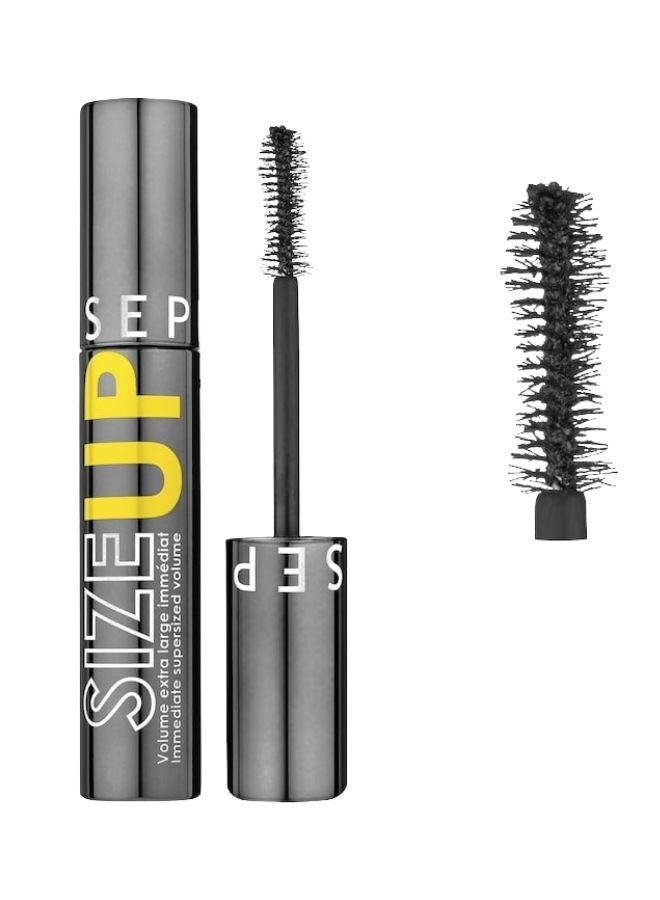 SEPHORA Collection Size Up Volumizing Mascara – Black 12.5 mL Intense Volume, Long-Lasting, High-Impact Lash Mascara - Image 1